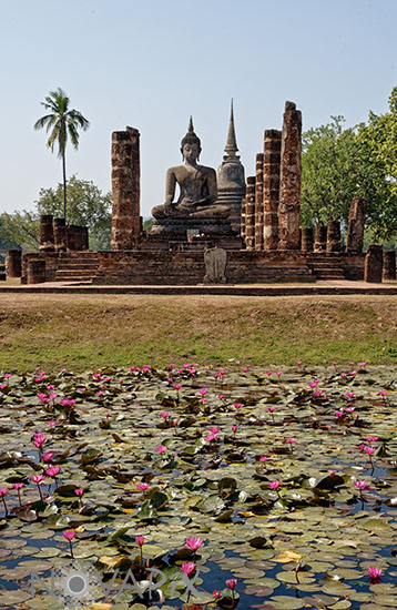 Bouddha - Wat Mahathat - Sukhothaï