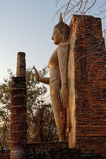 Buddha - Wat Saphan Hin - Sukhothai