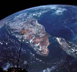 Inde et Sri Lanka vus par Gemini-11 09/1966