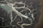Mangrove de Hara (Iran) vue de l'espace
