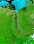 La Lena -Russie- vue par Terra