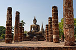 Bouddha - Wat Mahathat - Sukhothaï