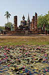 Bouddha - Wat Mahathat - Sukhothaï