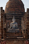 Bouddha assis - Wat Sa Si - Sukhothaï