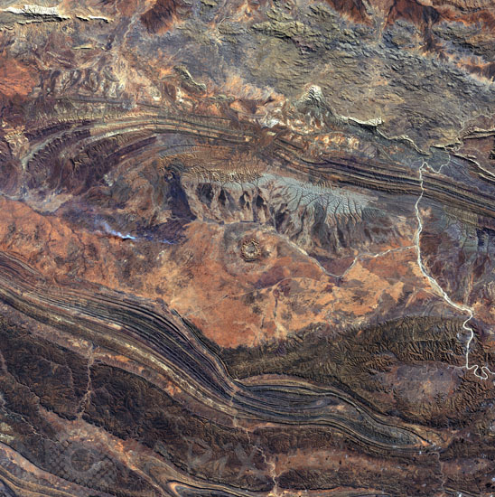 Gosses Bluff impact crater. Australia