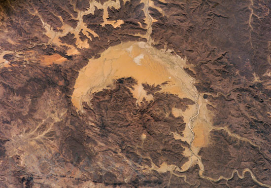 Gweni-Fada impact crater, Chad, 11/2006