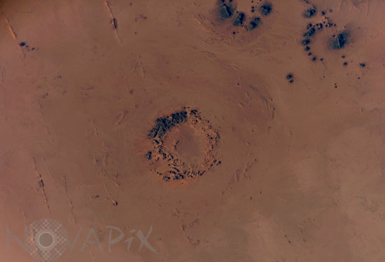 Cratère d'impact Oasis - Libye
