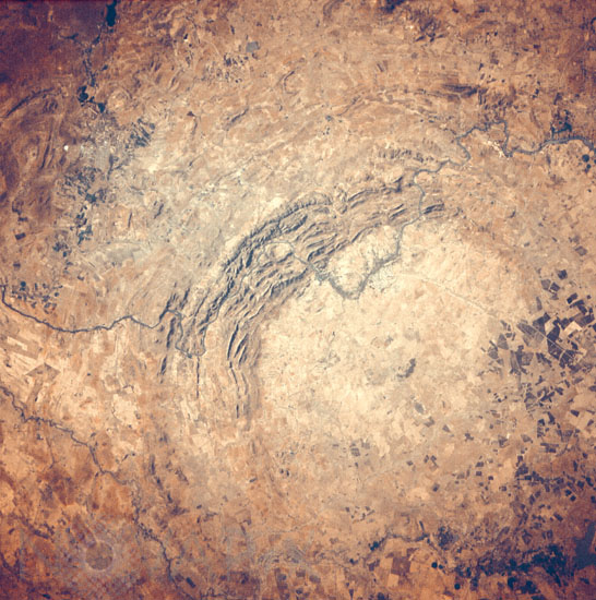 Cratère d'impact Vredefort, Afrique du Sud