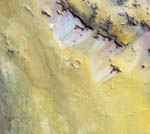 Cratère d'impact Roter Kamm, Namibie