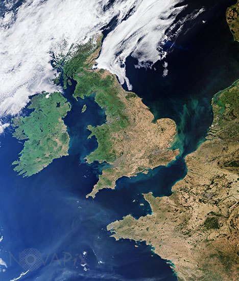 Heatwave in United Kingdom and France - 08/2022