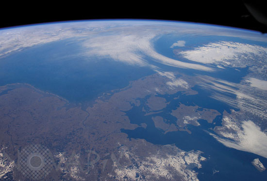 Danemark vu depuis l'espace 02/2003
