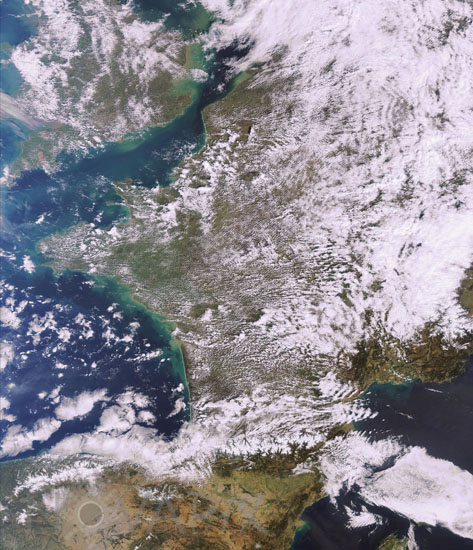 La France vue par satellite 