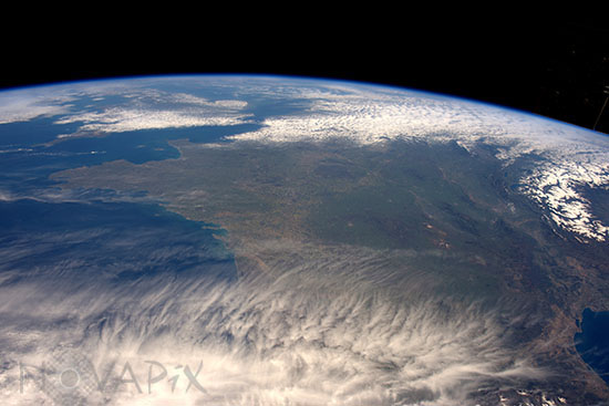 France seen from space
