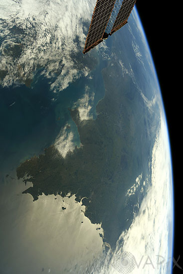 La France vue depuis l'espace