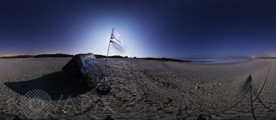 On the beach of La Torche, Brittany