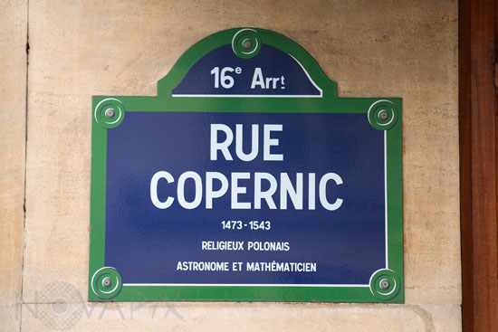 Street Plaque in Paris