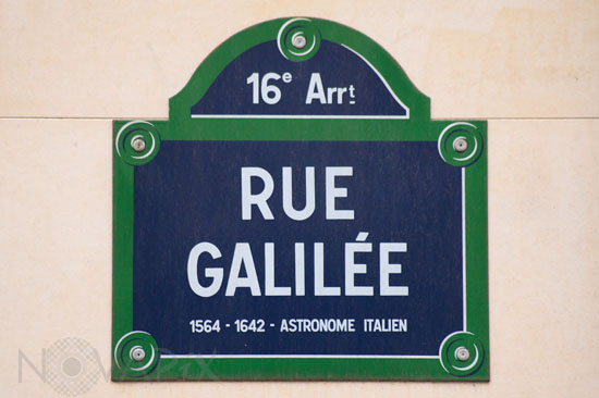 Street Plaque in Paris