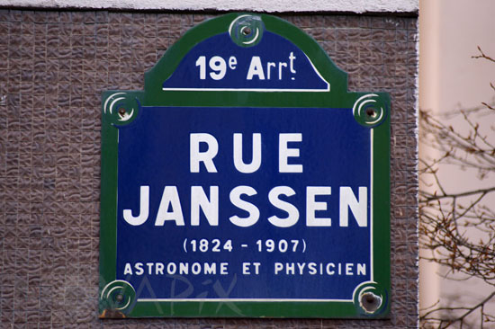 Street Plaque in Paris