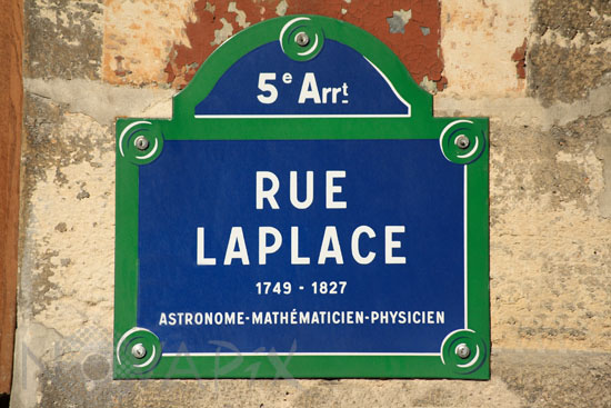 Street Plaque in Paris