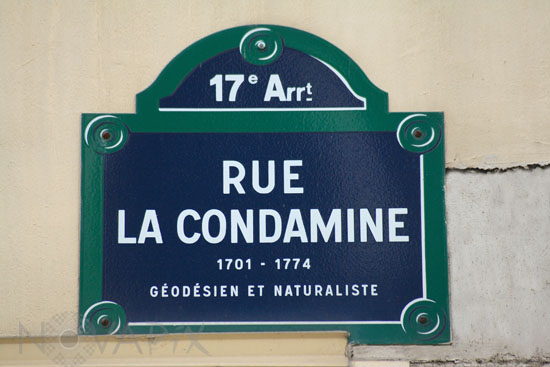 Street Plaque in Paris