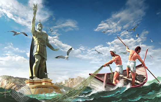 7 Wonders of the World: Colossus of Rhodes- Greece