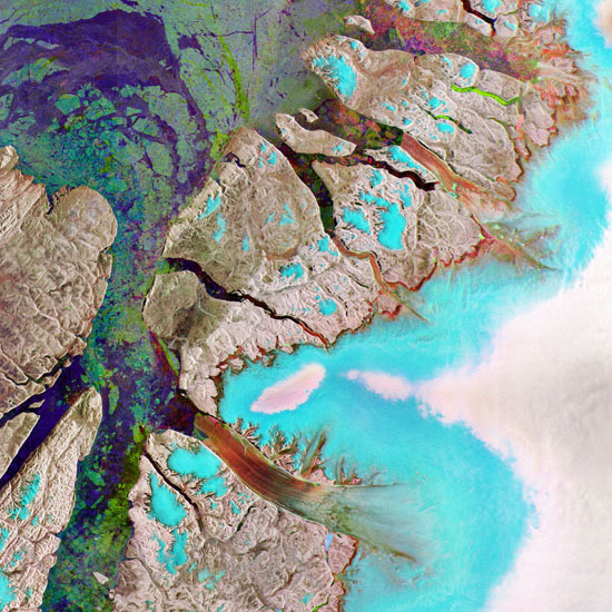 Nares strait area - Canada-Greenland