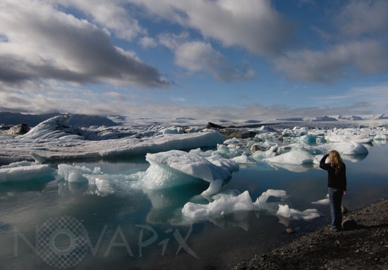 Lac Jokulsarlon en Islande 