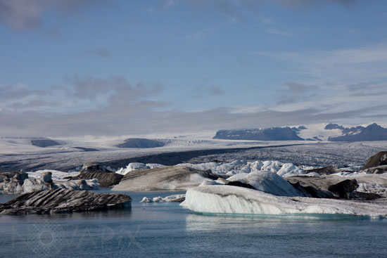 Lac Jokulsarlon en Islande 