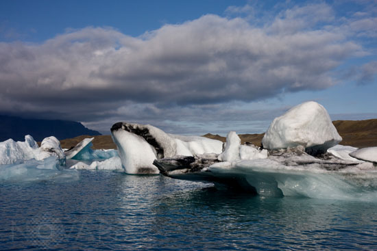 Lac Jokulsarlon en Islande 