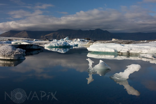Lac Jokulsarlon en Islande 