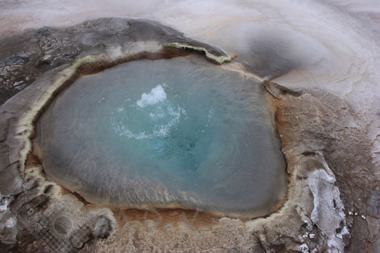 Hveravellir hot spring in Iceland