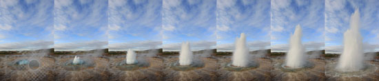 Geyser de Strokkur en Islande 