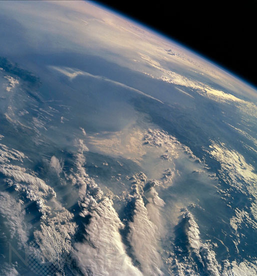 Smog and smoke on western Mediterranean