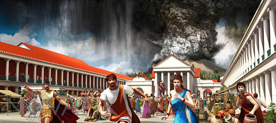 Pompei: l'éruption du Vésuve