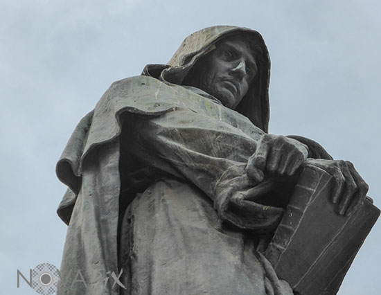 Statue de Giordano Bruno à Rome