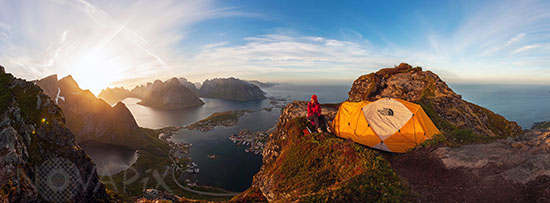 Camping in Lofoten