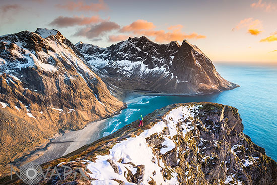 Kvalvika beach in Lofoten