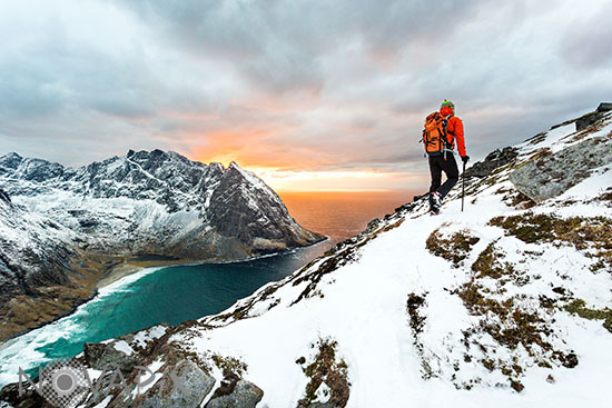 Kvalvika beach in Lofoten