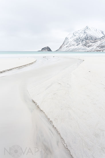 Haukland beach in Lofoten