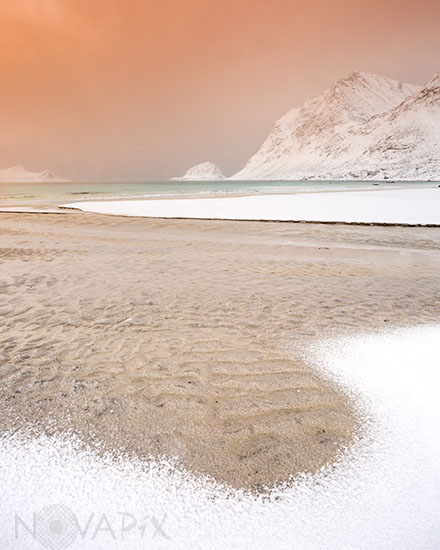 Haukland beach in Lofoten