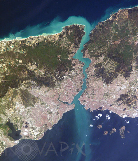 Istanbul (Turquie) vue par ISS 04/2004