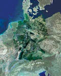 L'Allemagne vue par satellite