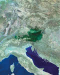L'Autriche vue par satellite