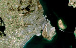 Copenhague - Danemark - vue de l'espace