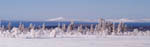 Paysage hivernal en Laponie