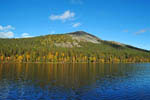 Rivages du lac Kisanki en automne -Laponie