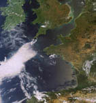L'ouest de la France vue par satellite  2006