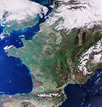 La France vue par satellite 