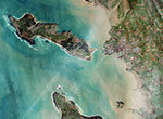 La Rochelle et l'ile de Ré - Photo satellite