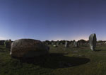 Ciel étoilé et menhirs de Carnac 
